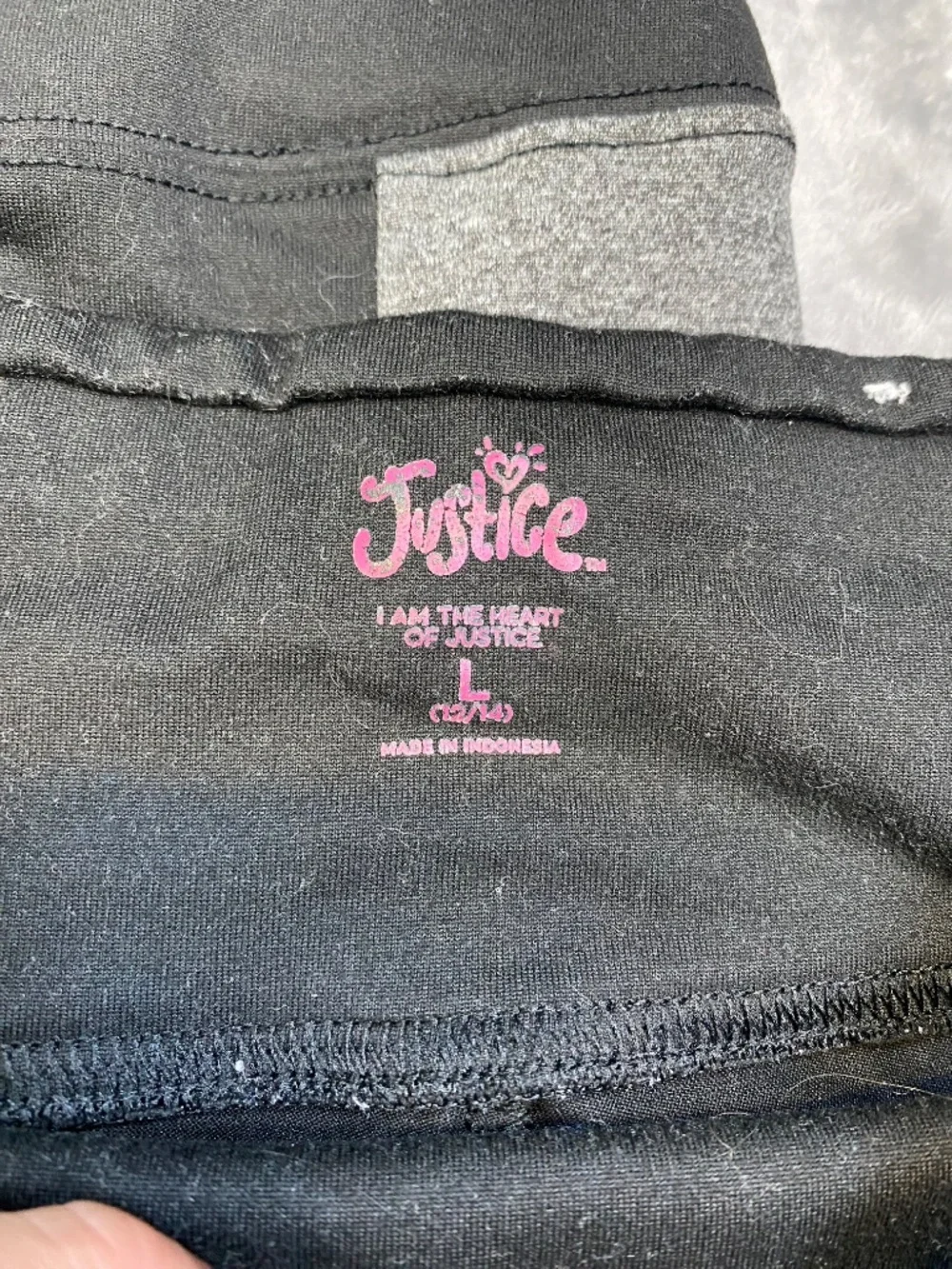Bundle of Girls Justice Sport Leggings - Size Large and XL